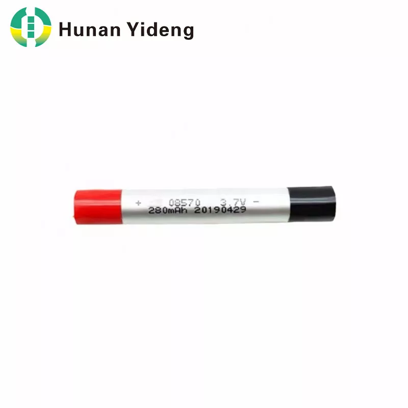 08570 3,7V 280mAh тенка цилиндрична ли-полимер батерија