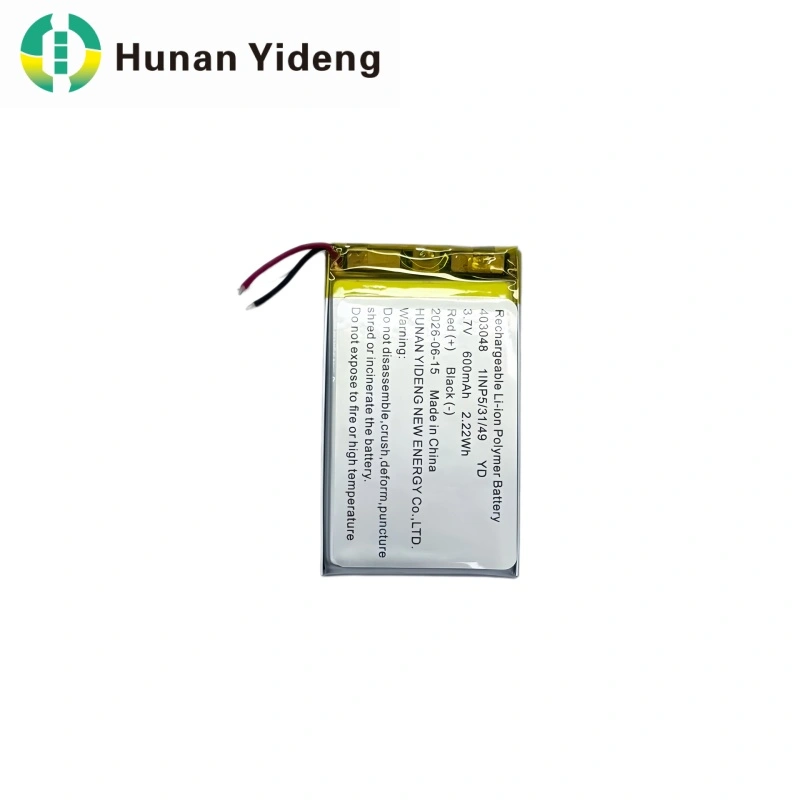 3,7V 450mAh 403048 Ултра тенка литиумска полимерна батерија Мини липо ќелија