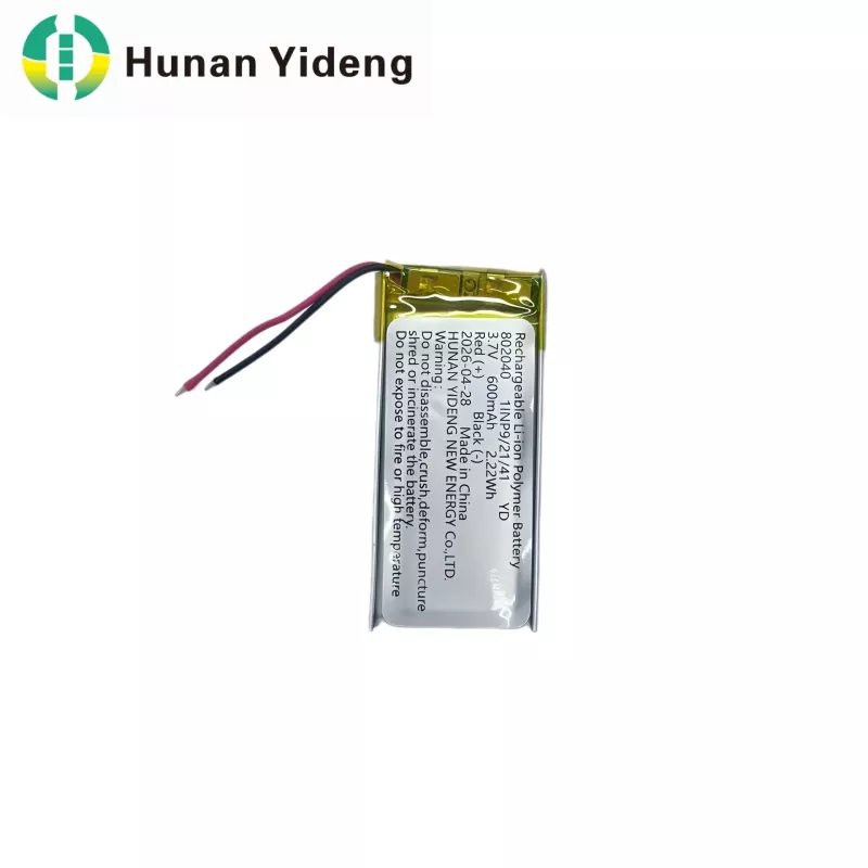 802040 600 mAh батерија на полнење за диктафон и електрични играчки