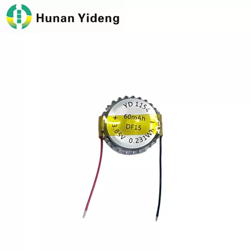 1254 3.85V 70mAh High Voltage Pouch Coin Lithium Battery